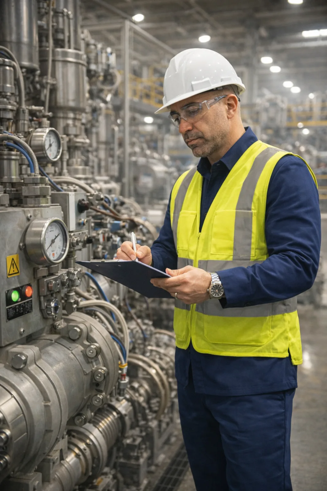 Industrial equipment inspection and engineering field review